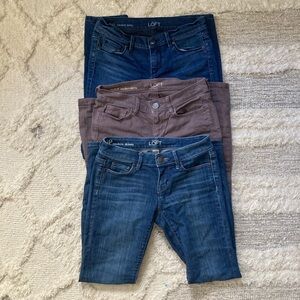 LOFT skinny Jean bundle